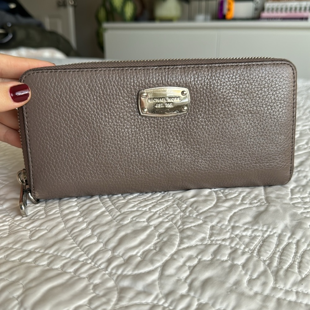 Gray Michael Kors wallet